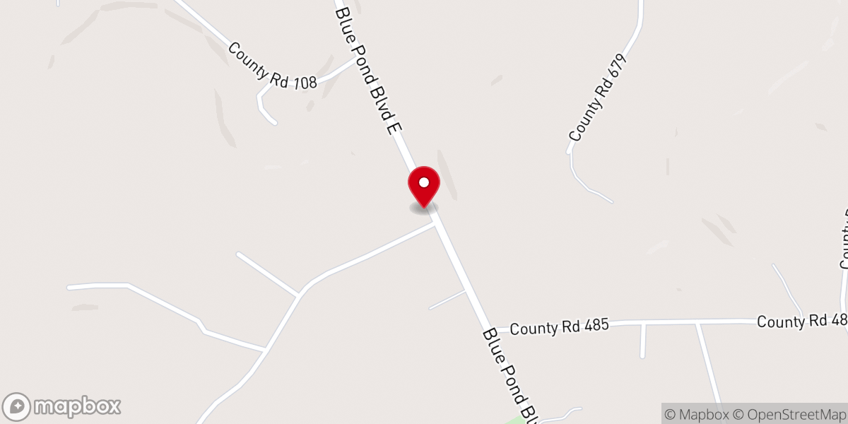Map showing location of Little Country Church