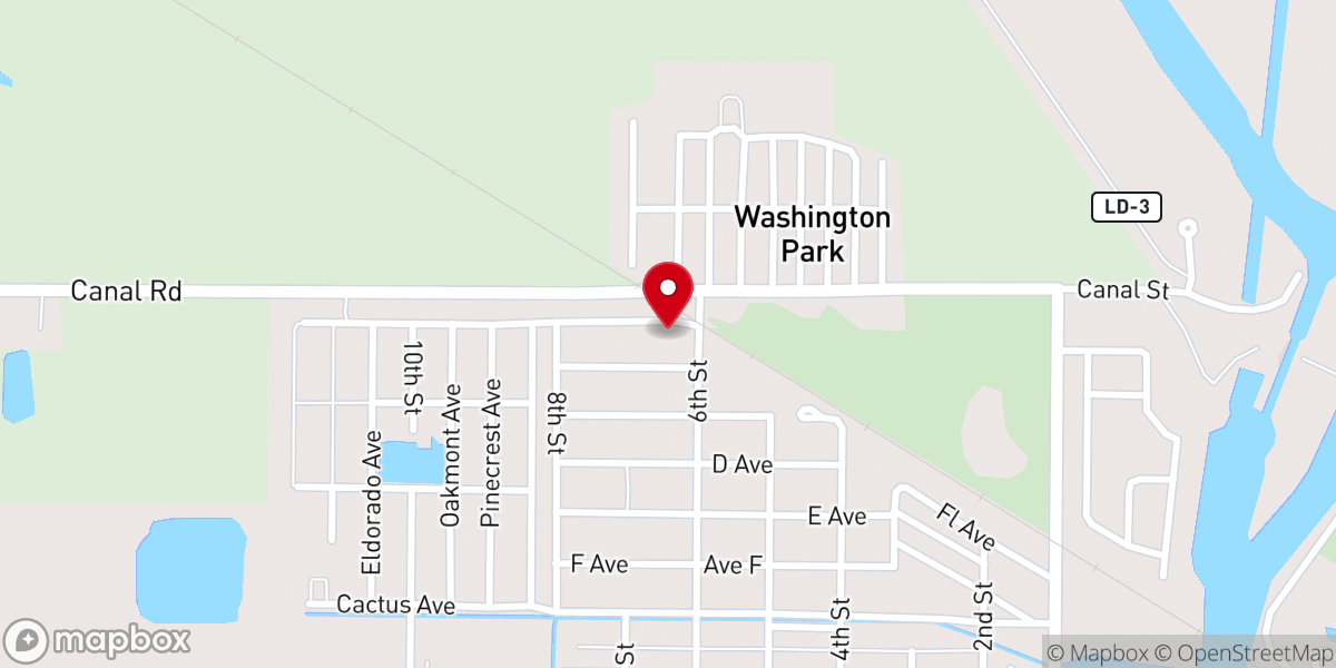Map showing location of New Life Ministry