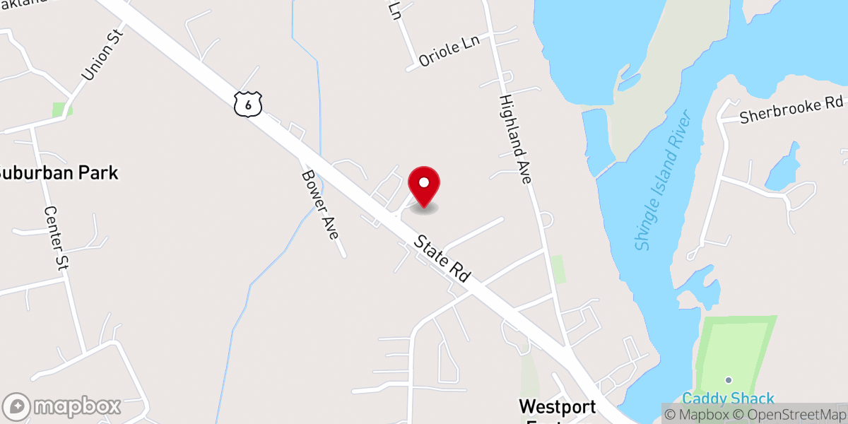 Map showing location of Calvary Bible Church