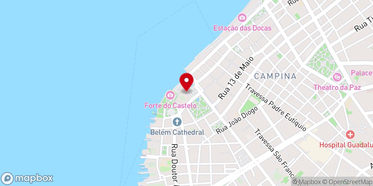 Map showing location of Igreja Evangélica Assembleia De Deus Templo Ver-o-Peso