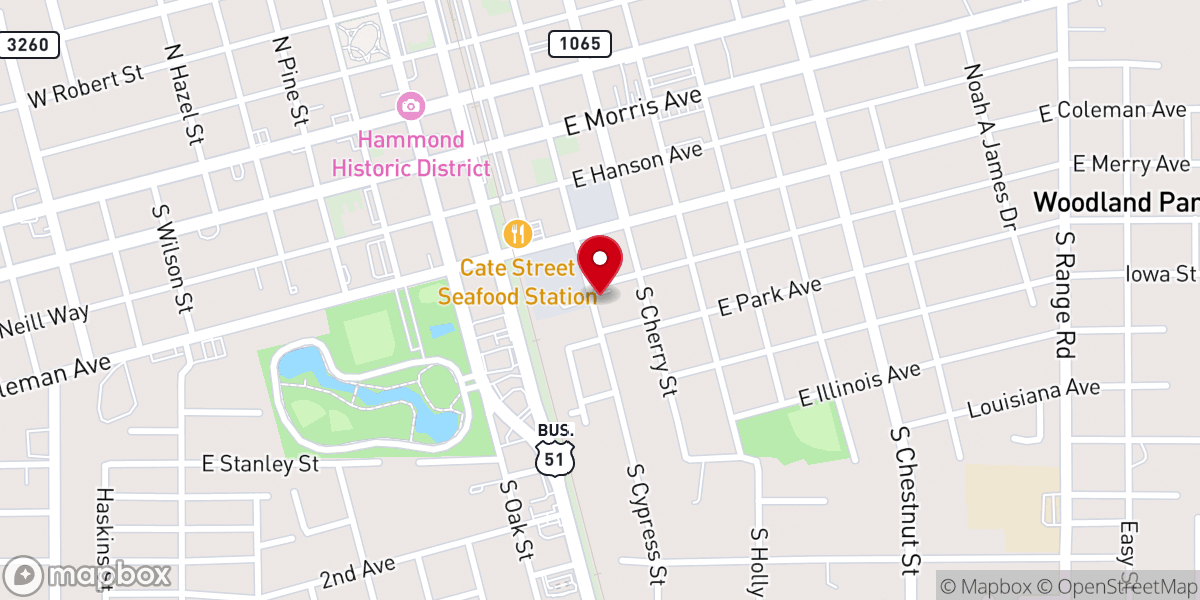 Map showing location of Showers of Blessing