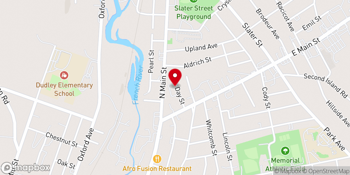 Map showing location of Sacred Heart Parish Hall