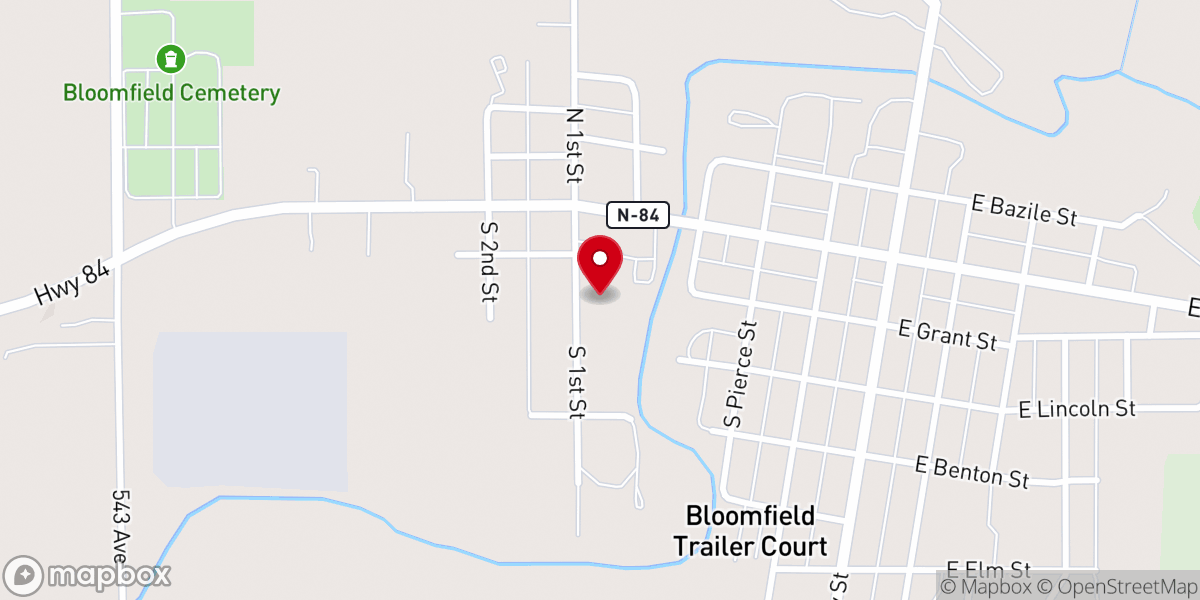 Map showing location of St Mark's Lutheran Church