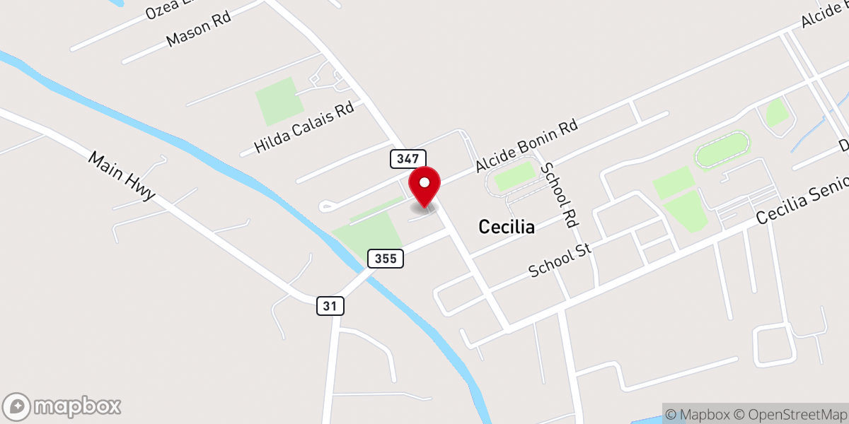 Map showing location of St Joseph Church