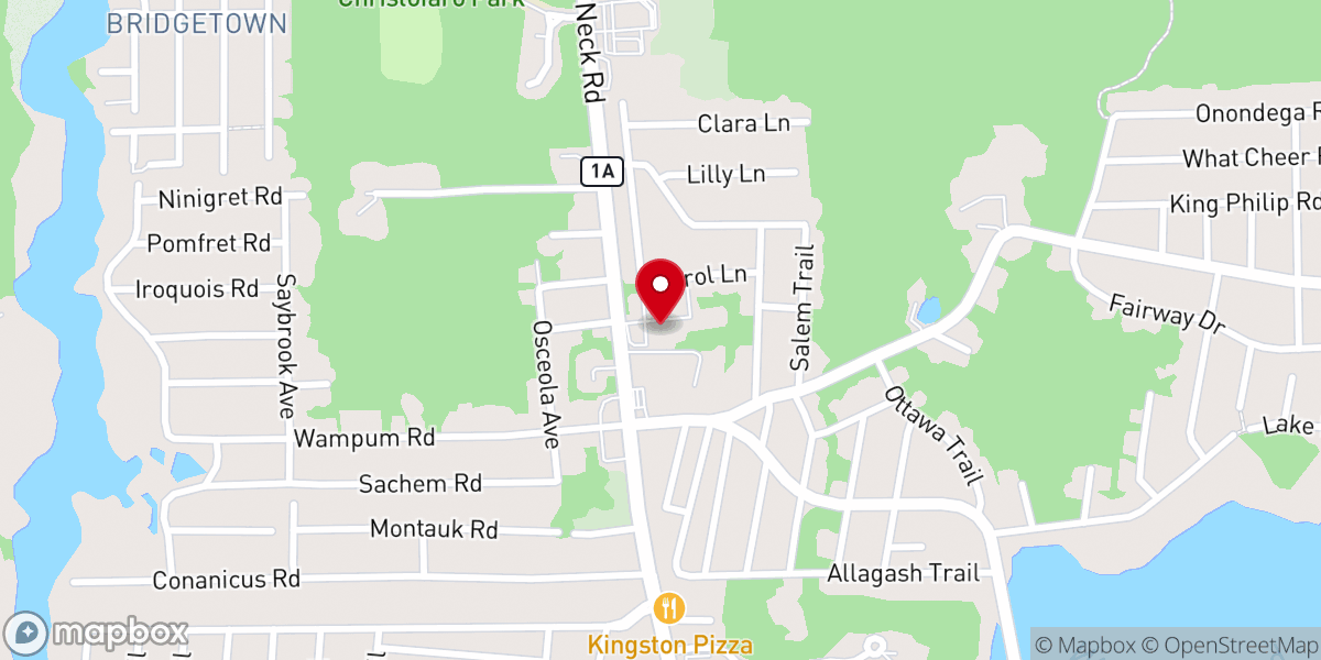 Map showing location of St. Veronica Chapel