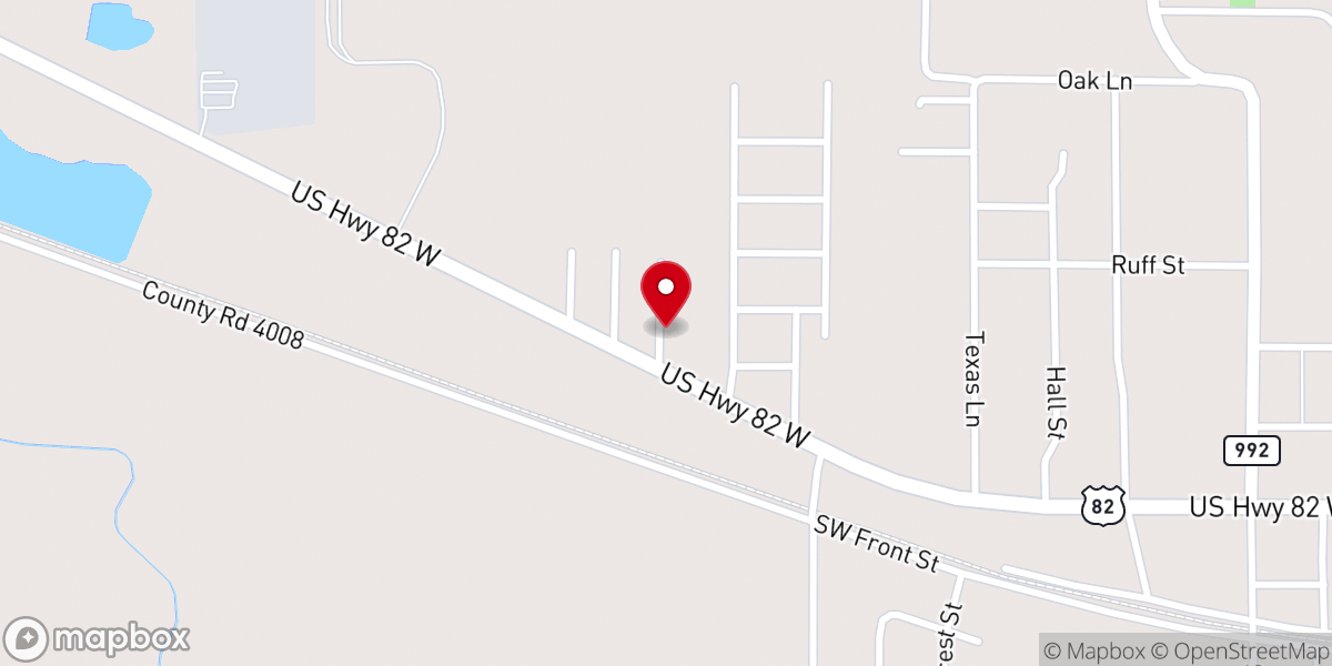 Map showing location of West Side Missionary Baptist Church