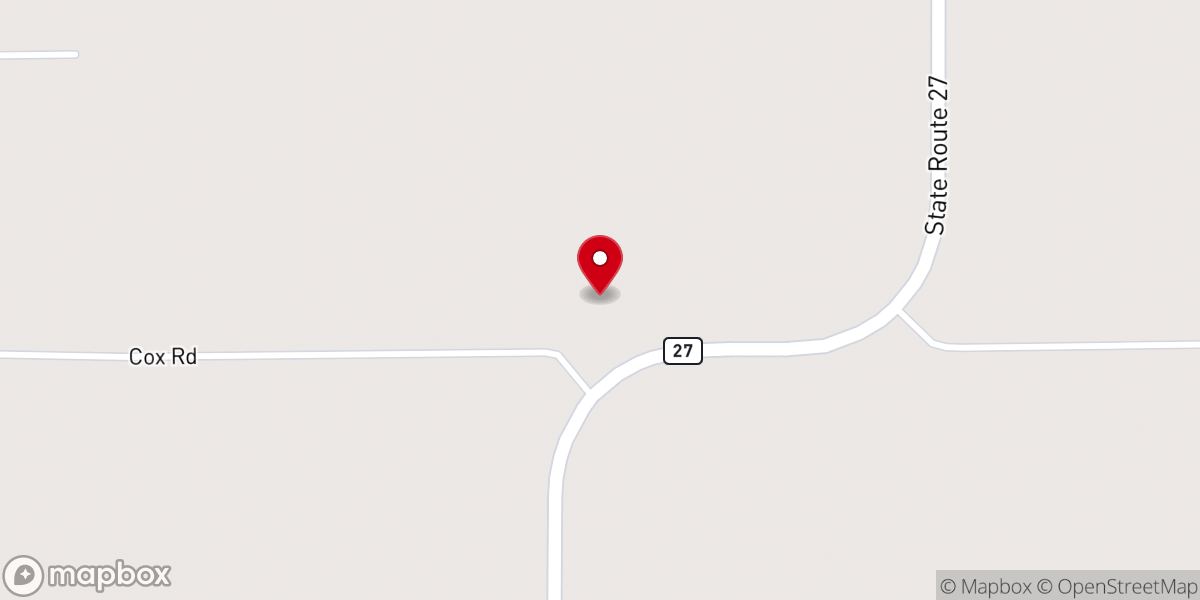 Map showing location of Sweet Lake Church