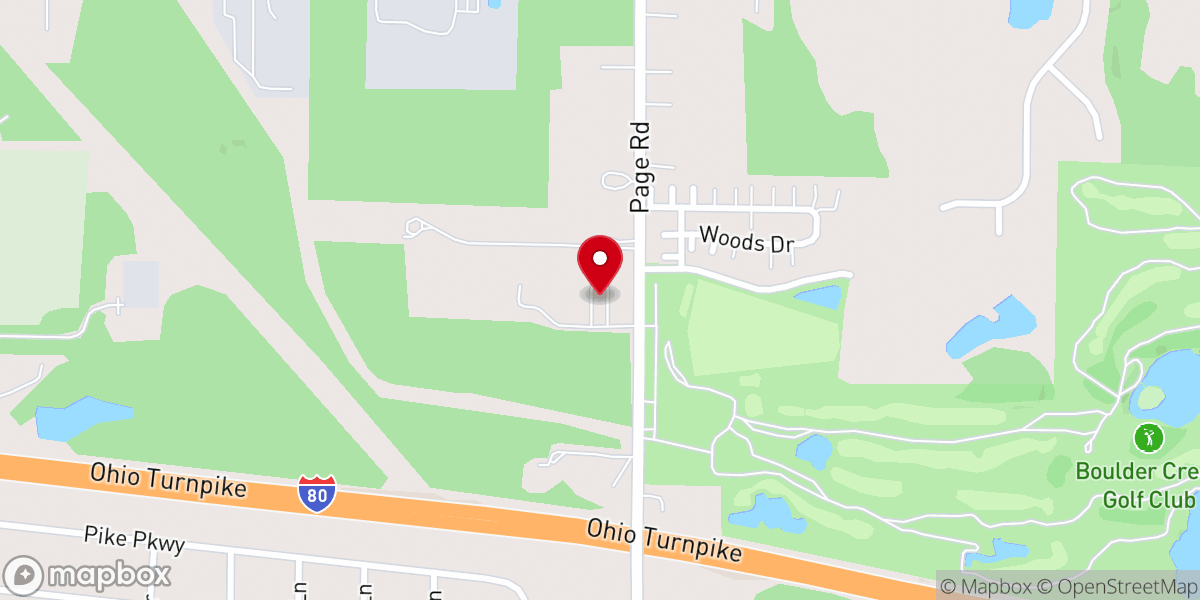 Map showing location of Chapel at Tinkers Creek