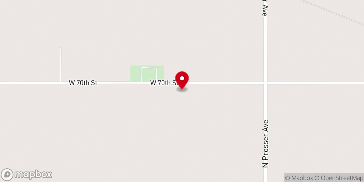 Map showing location of Christ Lutheran Church