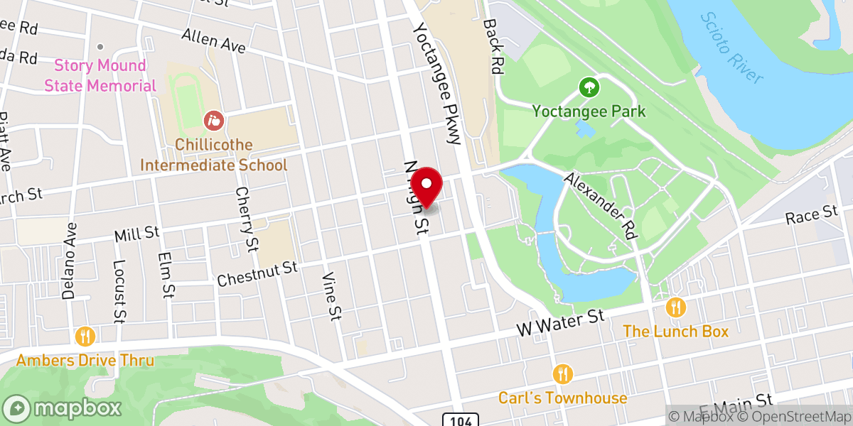 Map showing location of Diaconal Outreach Care and Servicesinc