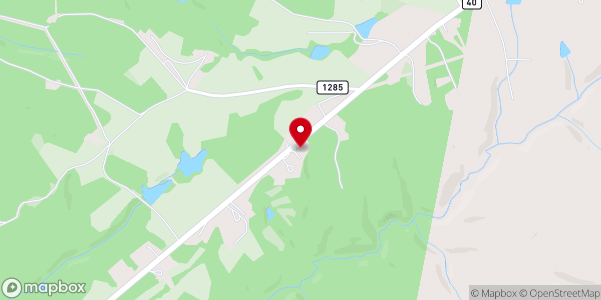 Map showing location of Cluster Pines Holiness Church