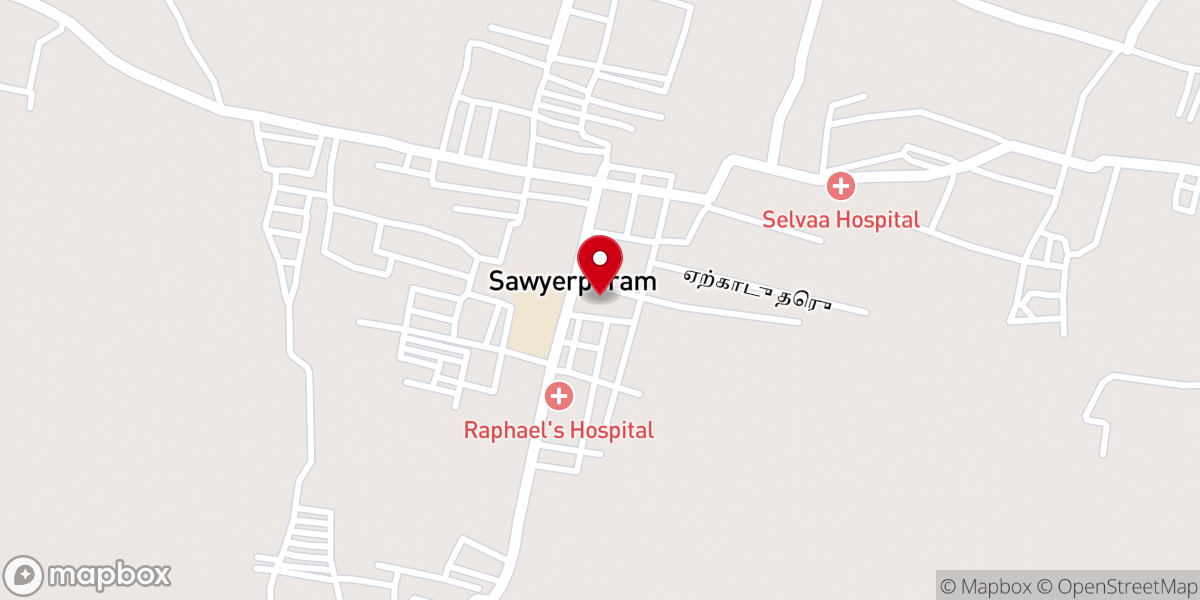 Map showing location of C.S.I Holy Trinity Church, Sawyerpuram