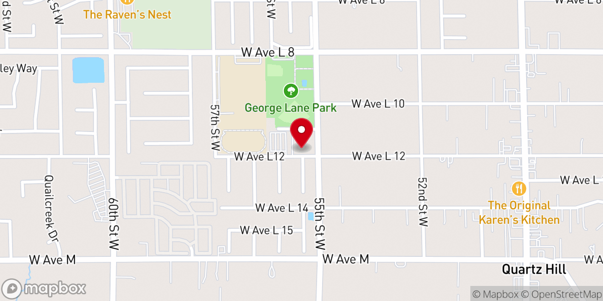 Map showing location of Resurrection Evangelical Lutheran Church
