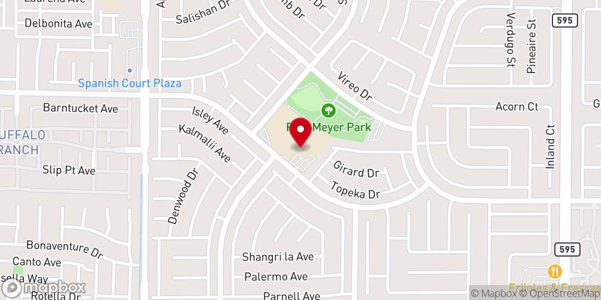 Map showing location of Spring Valley Assembly of God Church