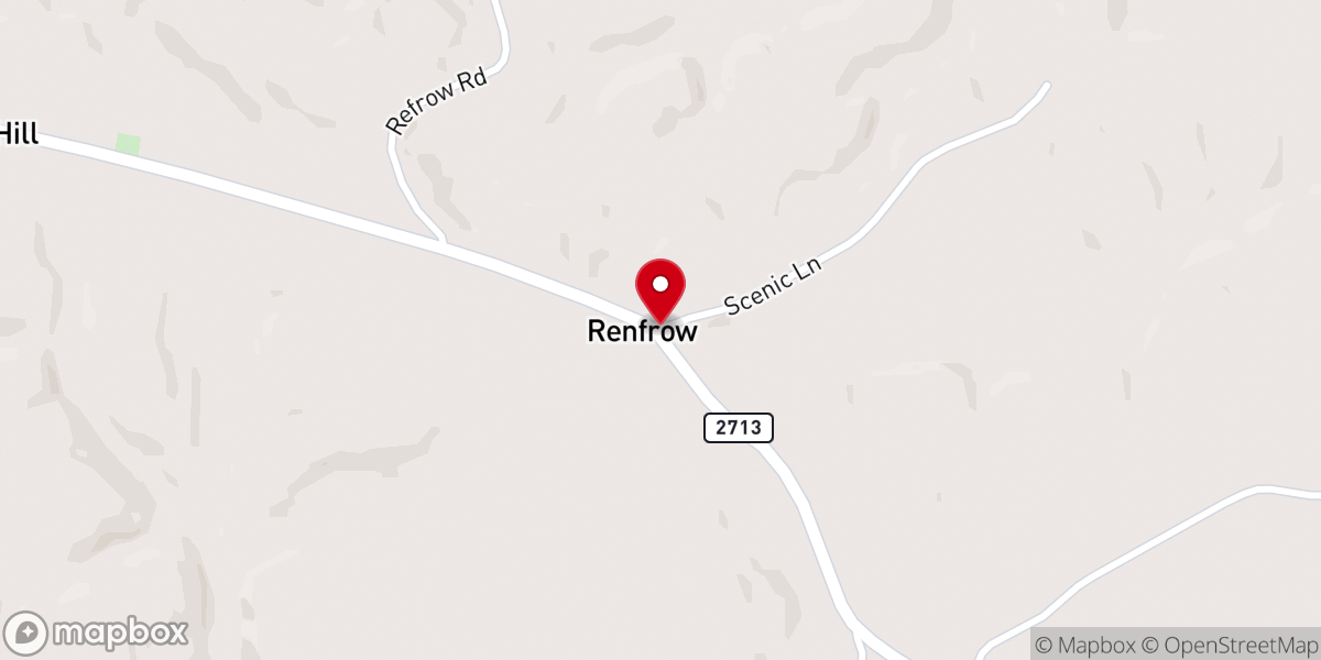 Map showing location of Sugar Grove Church Of Christ