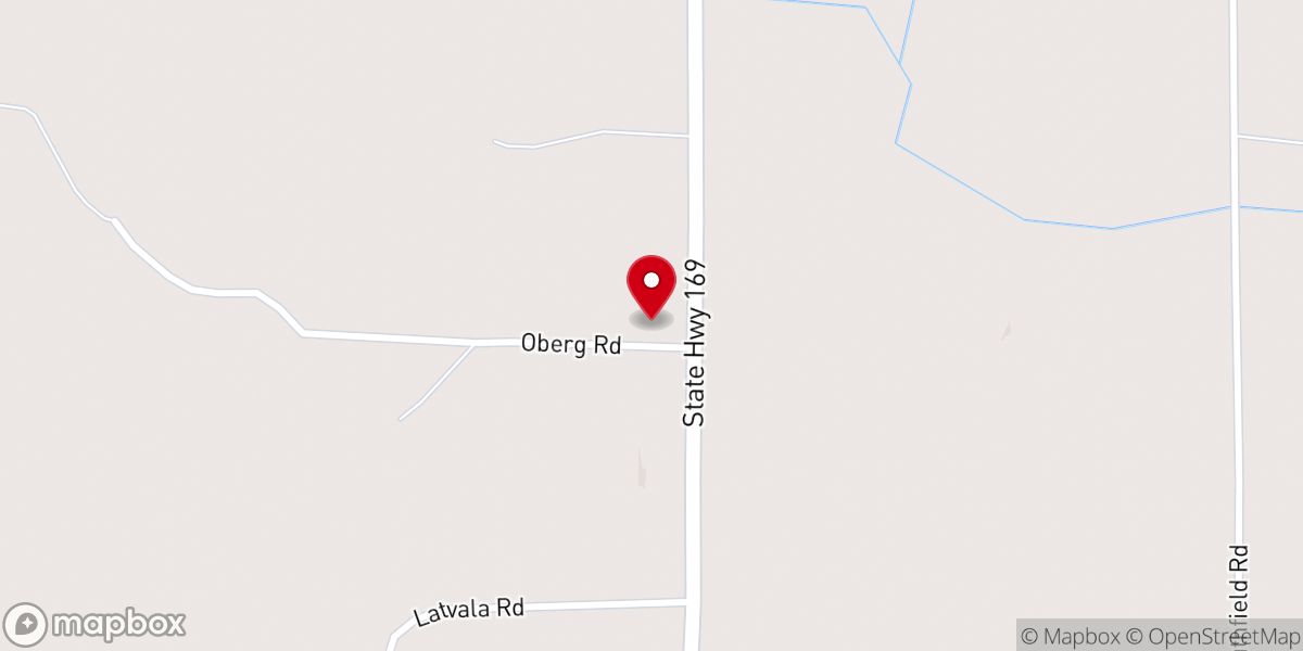 Map showing location of Pike Apostolic Lutheran Church