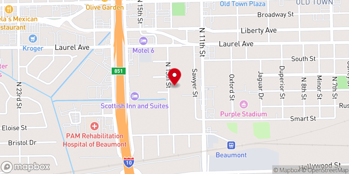 Map showing location of Lilly of the Valley Baptist Church