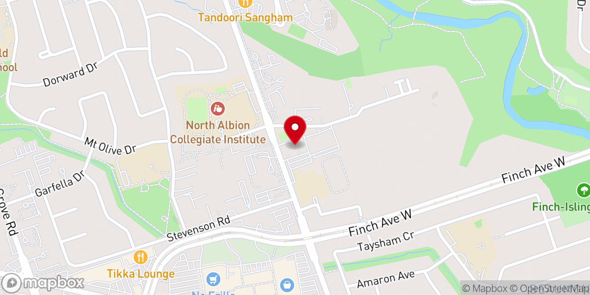 Map showing location of St Andrews Catholic Church