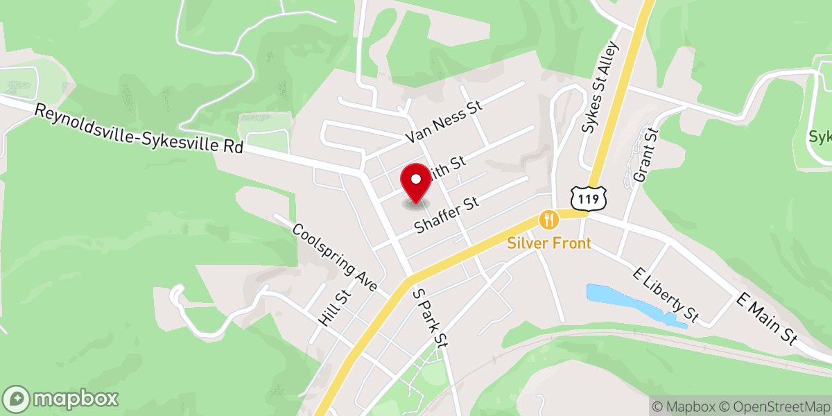 Map showing location of Assumption of the Blessed Virgin Mary Church
