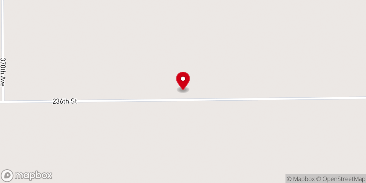 Map showing location of Crow Lake Church