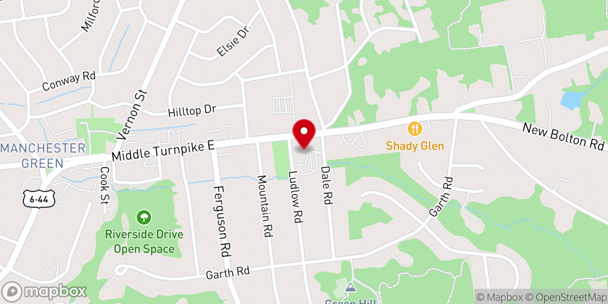 Map showing location of Saint Bartholomew Roman Catholic Church