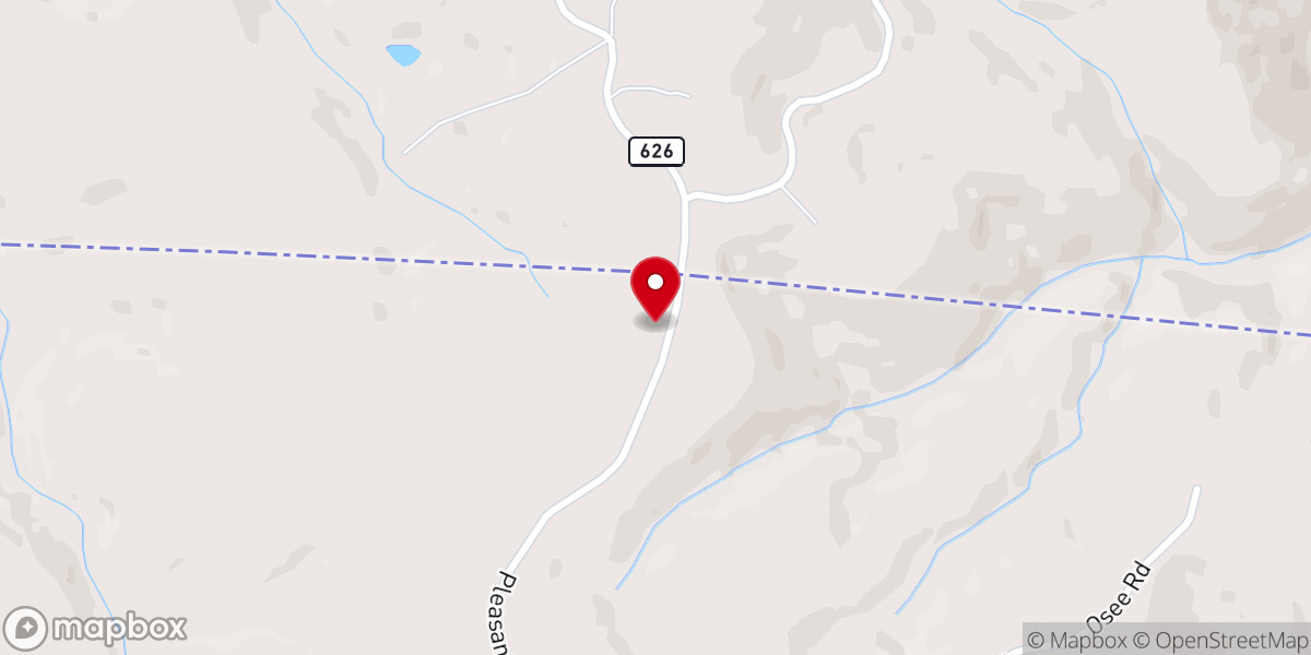 Map showing location of Friendship Baptist Church of Sparta NC
