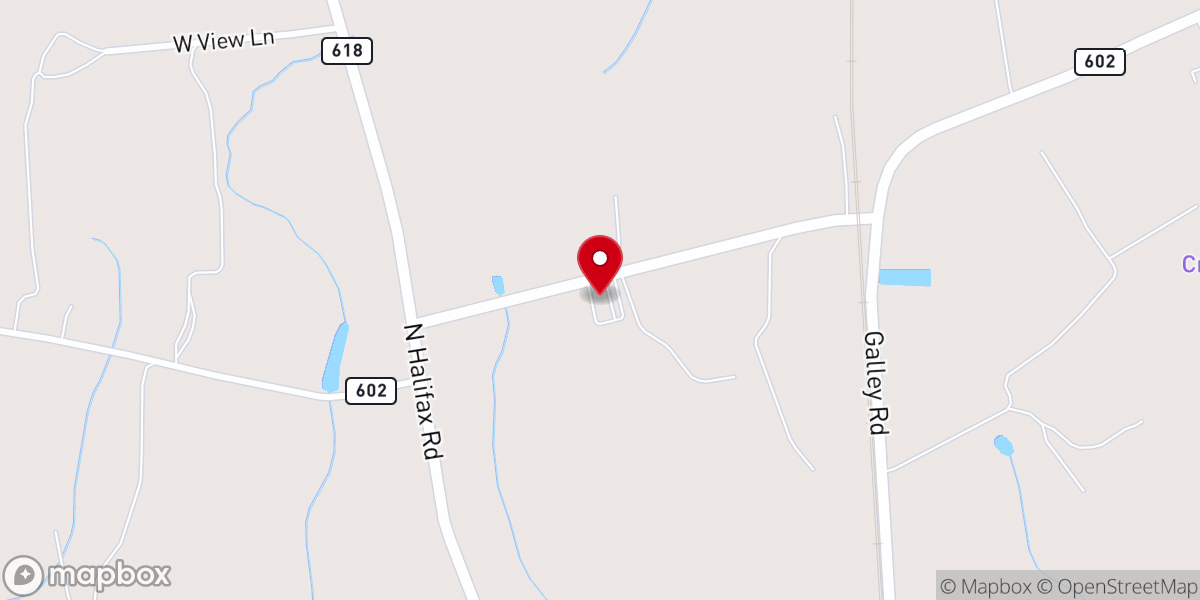 Map showing location of St John Baptist Church