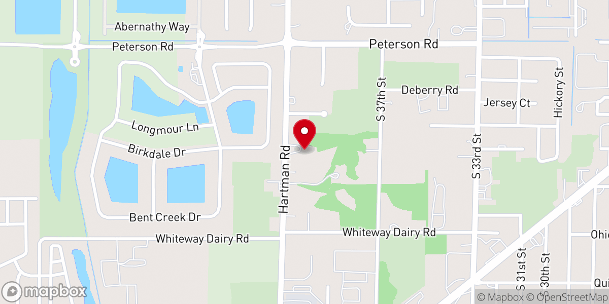 Map showing location of First Christian Church-Disciples of Christ
