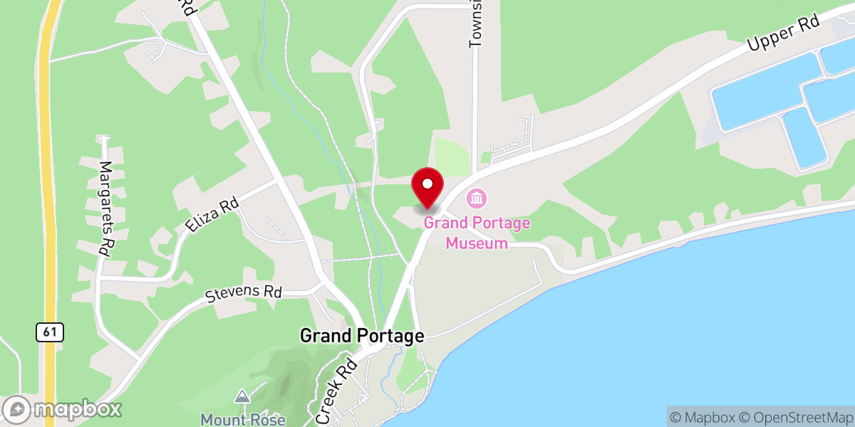Map showing location of Holy Rosary Catholic Church