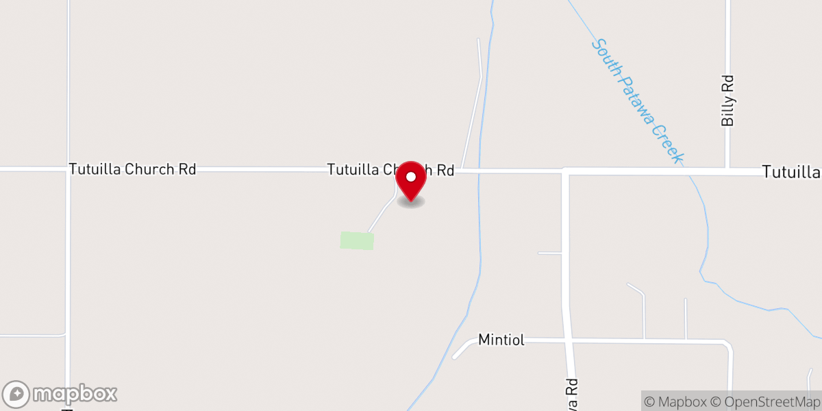 Map showing location of Tutuilla Mission
