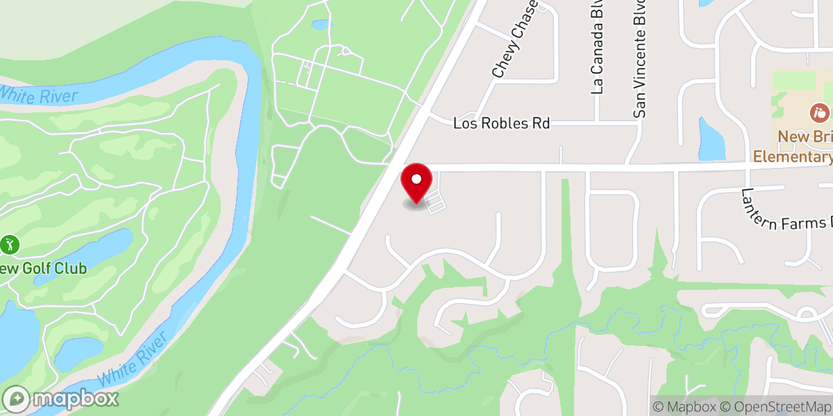 Map showing location of Christ's Community Church