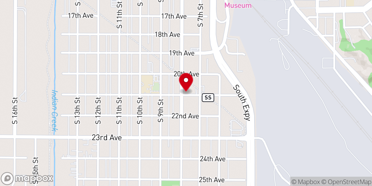 Map showing location of Heartland District Pentecostal Church of God