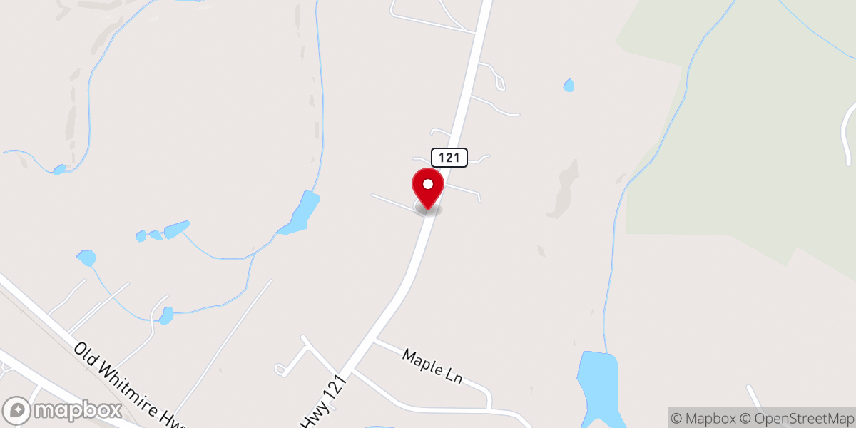 Map showing location of One 2 One Christian Church