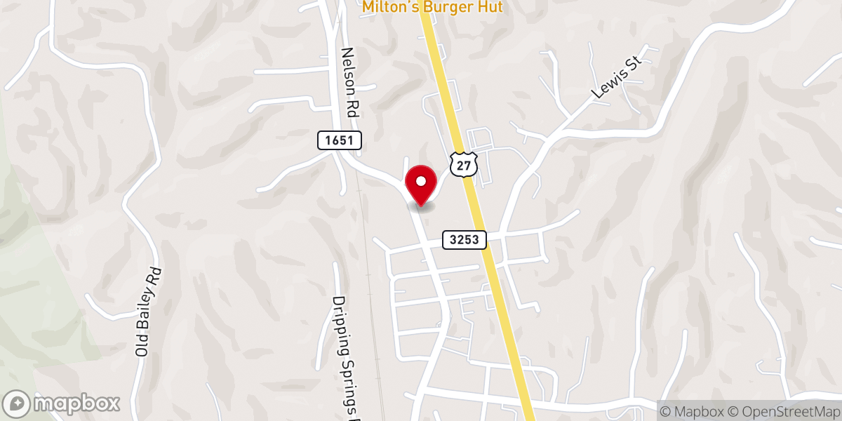 Map showing location of Good Shepherd Catholic Chapel