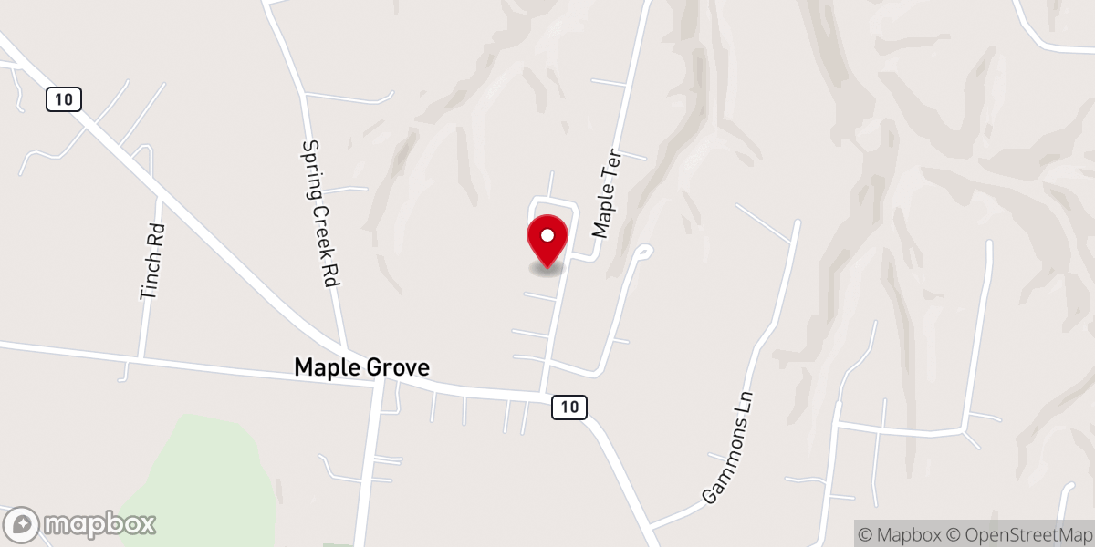 Map showing location of Full Gospel House of Prayer