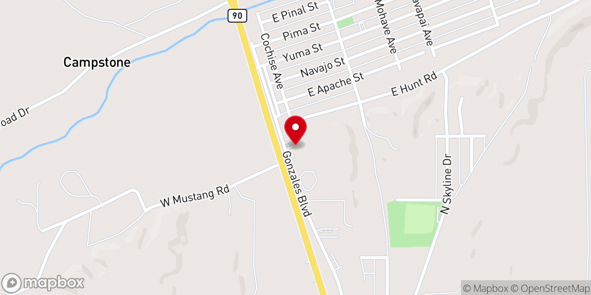 Map showing location of United Fortitude Church