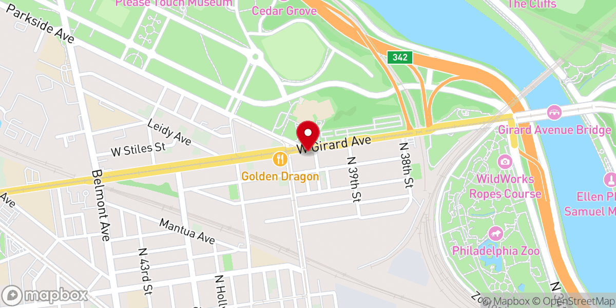 Map showing location of First Timothy Baptist Church