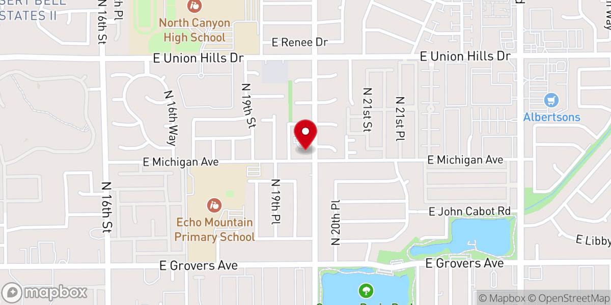 Map showing location of North Valley Free Will Baptist Church