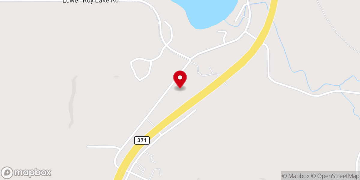 Map showing location of Christ Community Church Nisswa