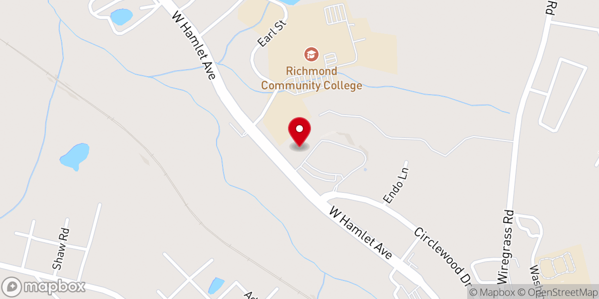 Map showing location of St James Catholic Church
