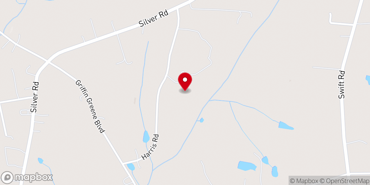 Map showing location of Hatley Grove Church
