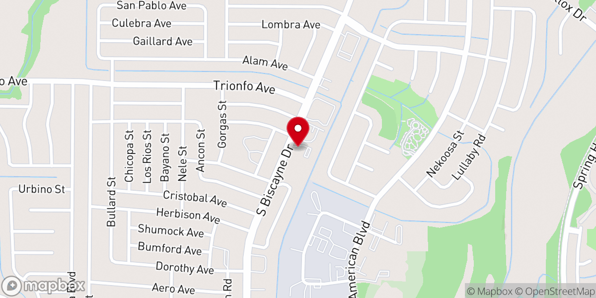 Map showing location of St Nathaniel's Episcopal Church