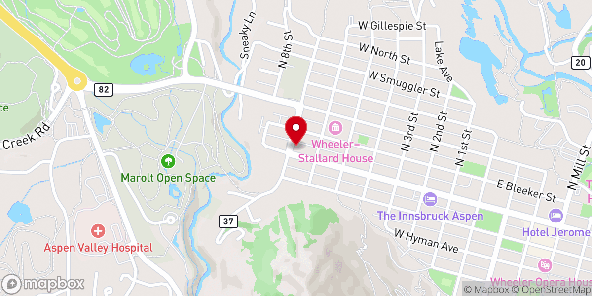 Map showing location of Christian Science Society