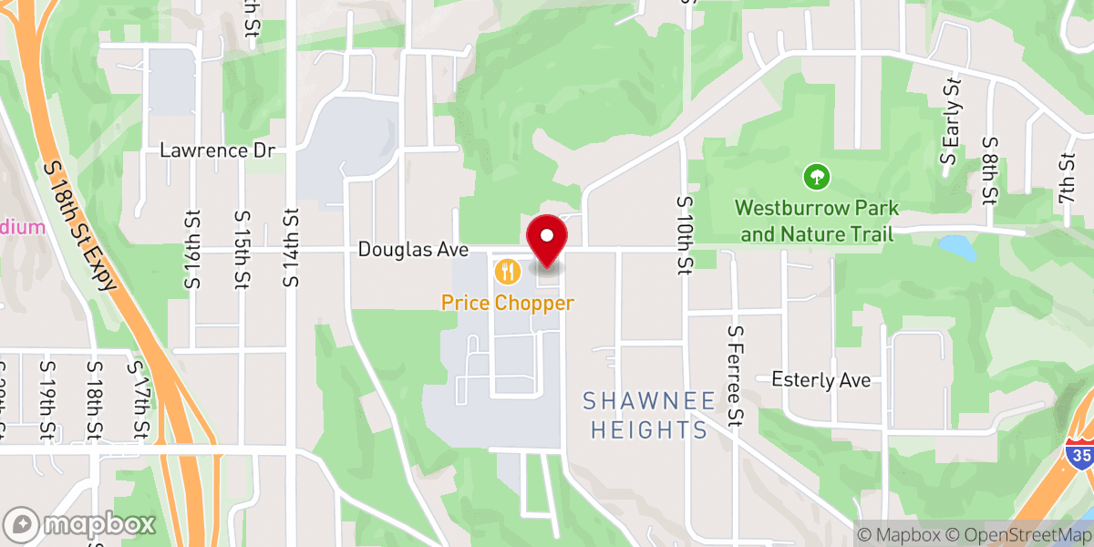 Map showing location of Fair Haven Baptist Church