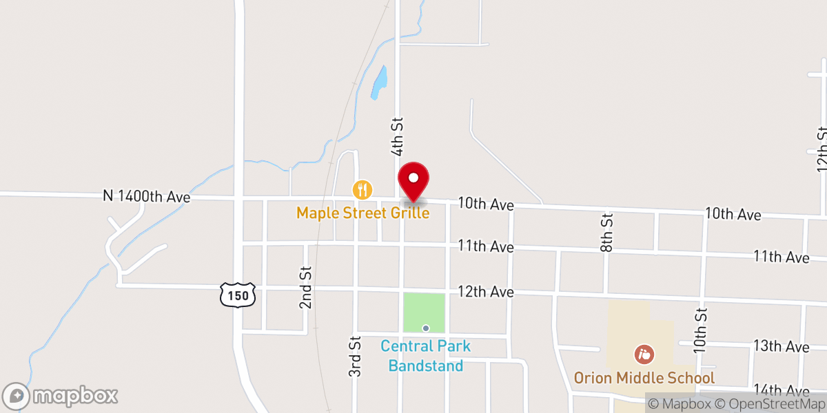 Map showing location of HOUSE ORION, OUR SAVIOR