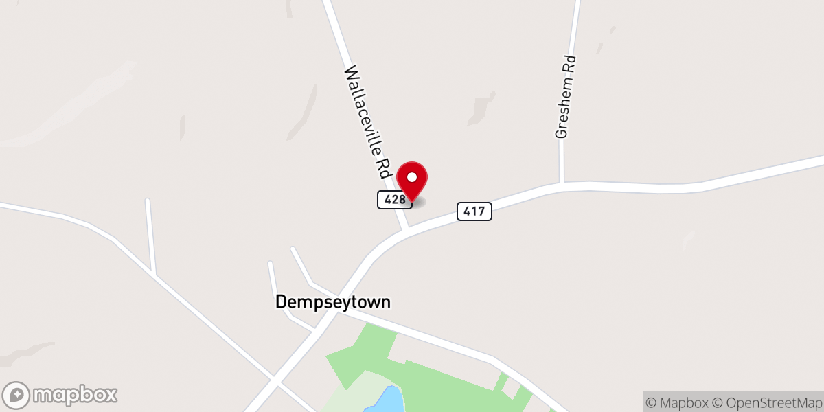 Map showing location of Mount Carmel Tabernacle