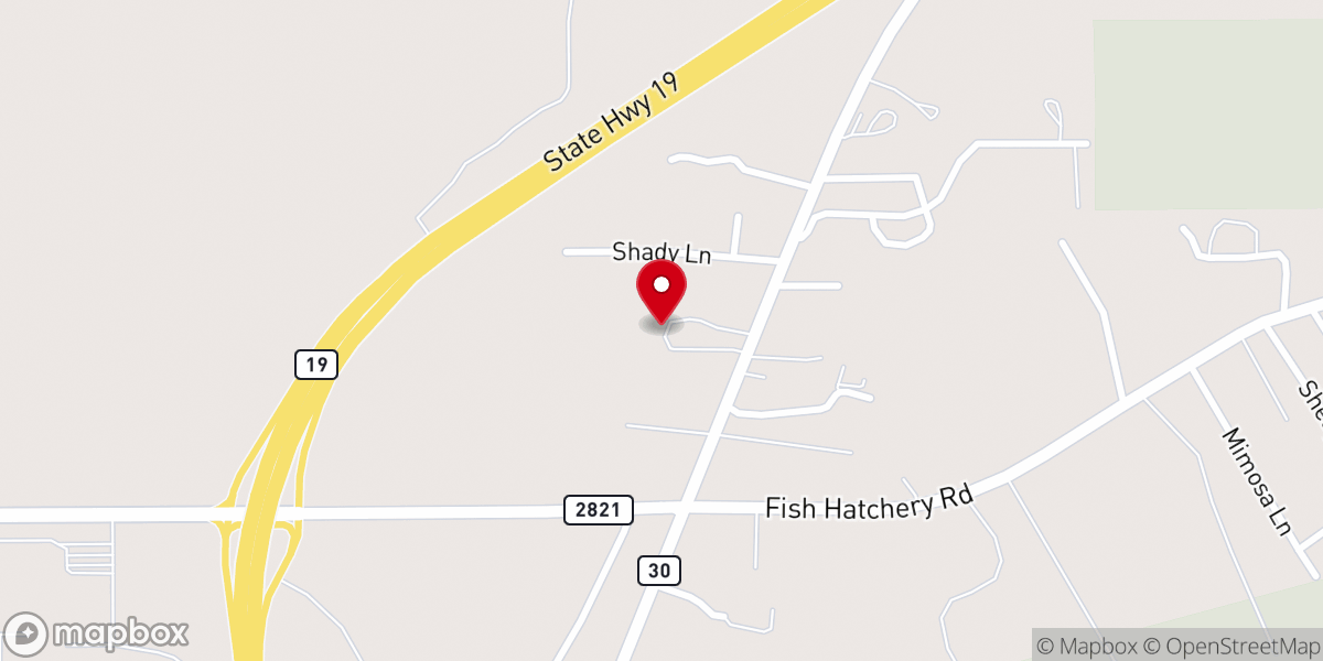 Map showing location of Christ the King Methodist Church