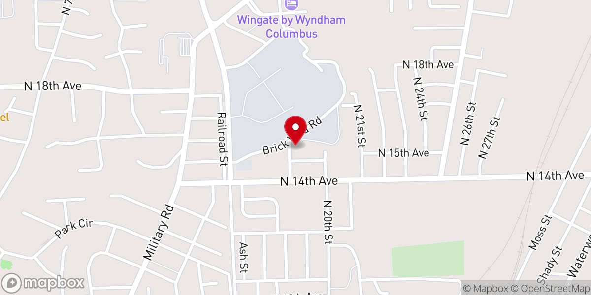 Map showing location of Full Gospel Missionary Church