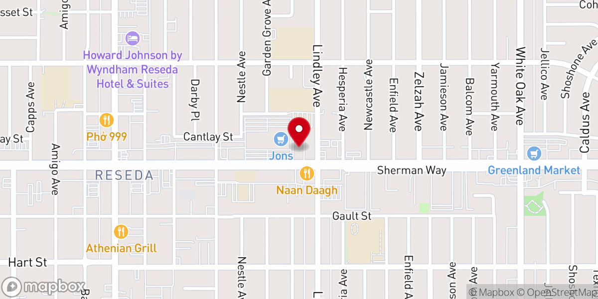 Map showing location of St Catherine of Siena Catholic Church
