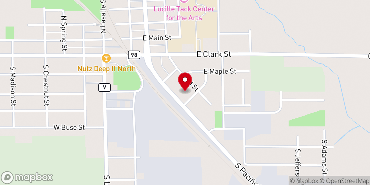 Map showing location of Cross Fire Church Spencer